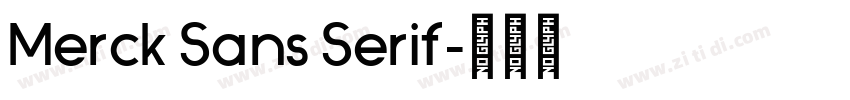 Merck Sans Serif字体转换
